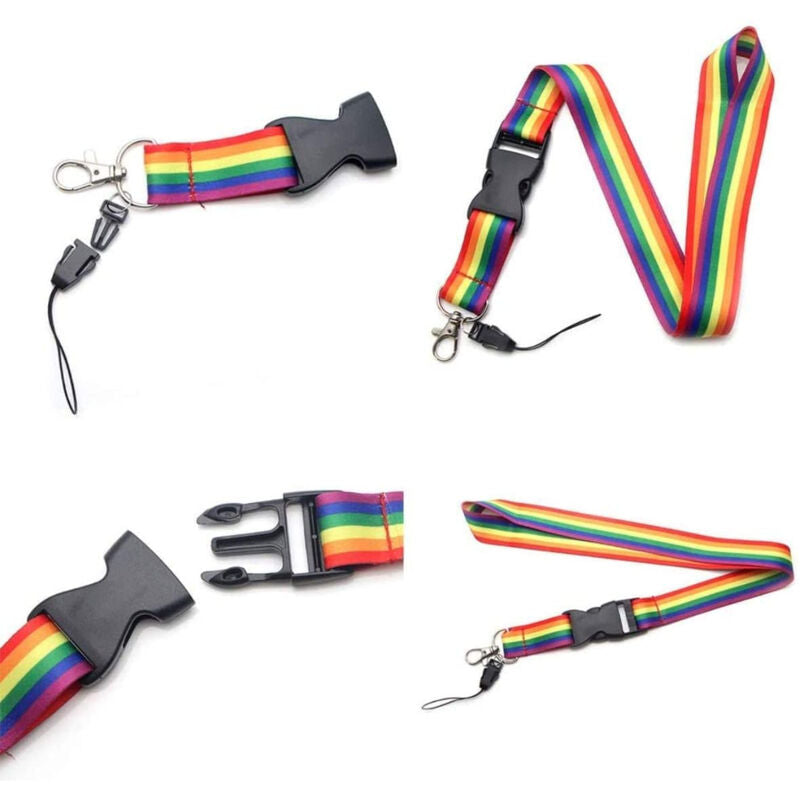 Longe Drapeau LGBT Arc-en-Ciel Accessoire Festif Fierté - Pride