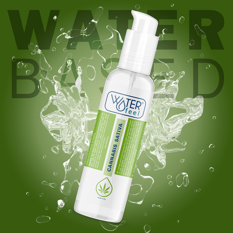 Lubrifiant Eau Cannabis Huile de Chanvre Arôme Unique 150 ml - Waterfeel