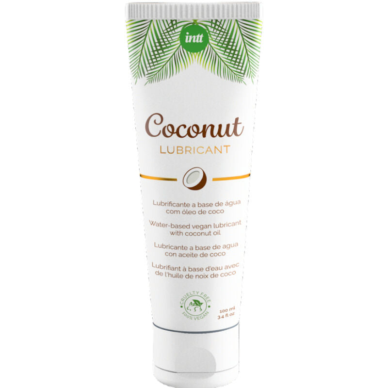 Lubrifiant Vegan Saveur Noix de Coco Base Eau 100 ml - Intt