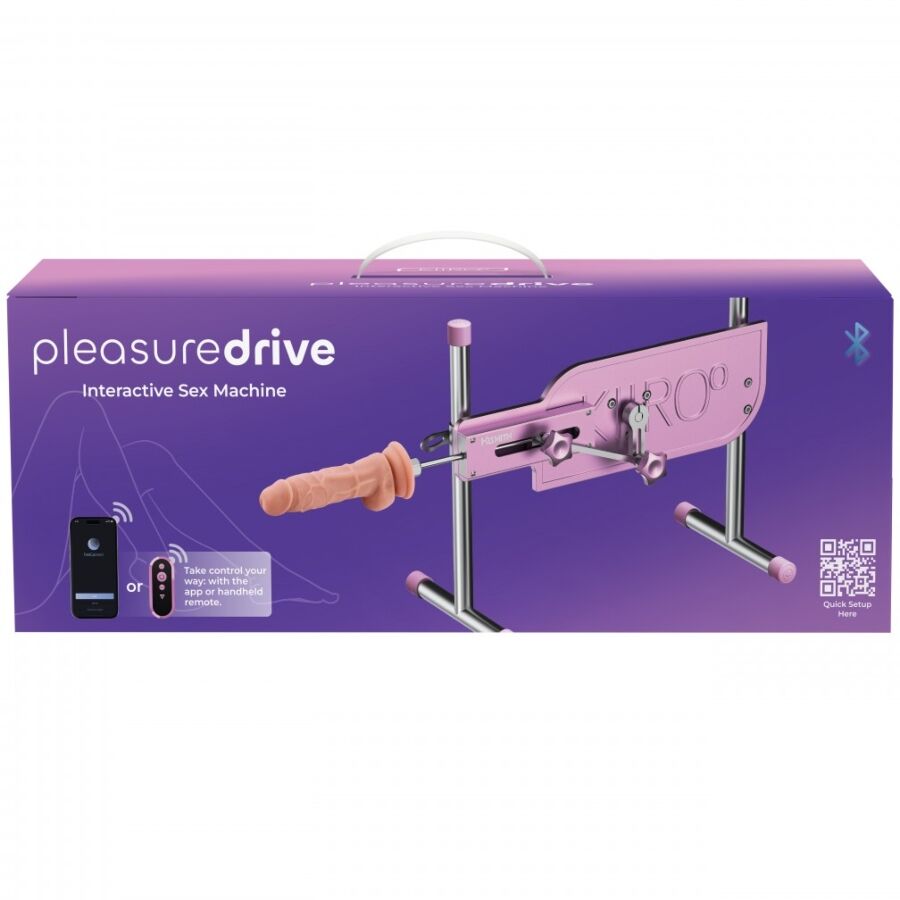 Machine Sexuelle Interactive PleasureDrive Connectée 240 Mvts/Min - Kiiroo