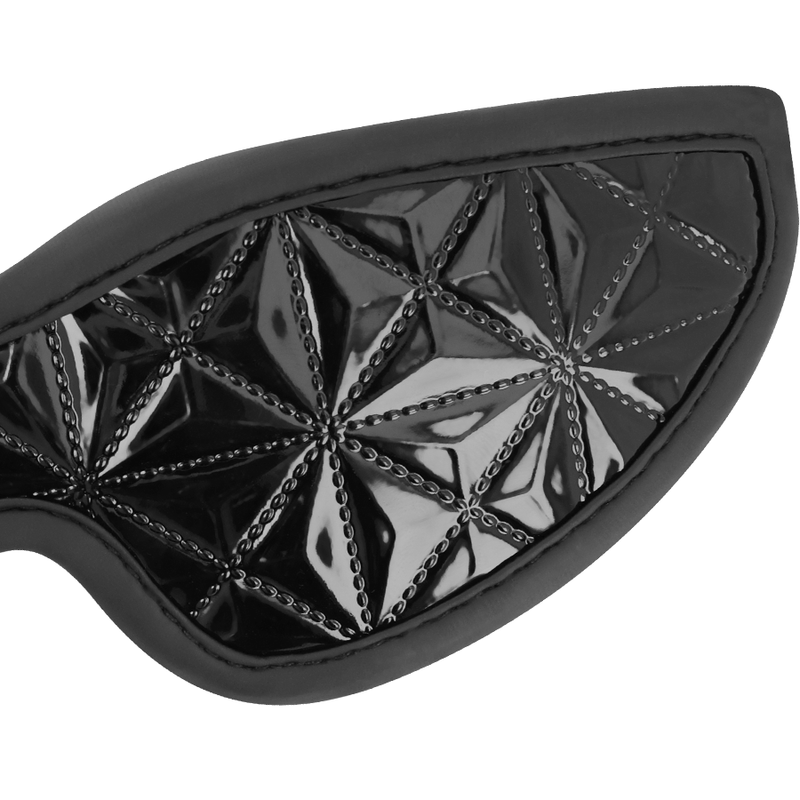 Masque Bandeau Yeux BDSM Black Edition Néoprène Réglable - Begme