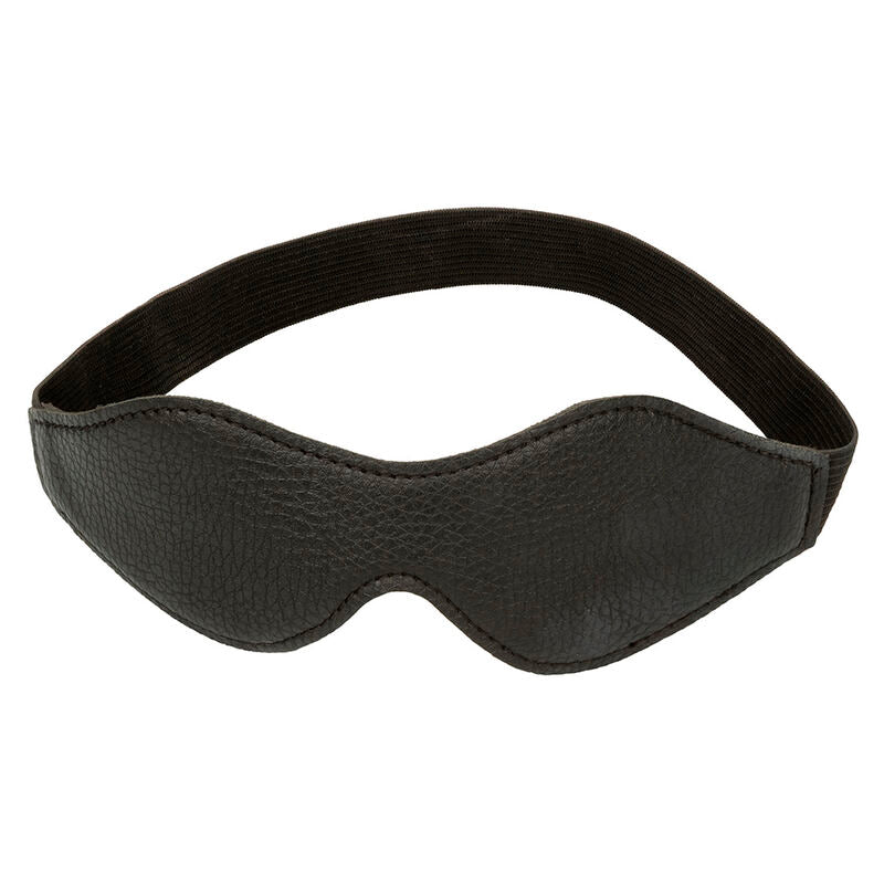 Masque BDSM Black-Out Nocturnal Cuir Doublure Néoprène - CalExotics