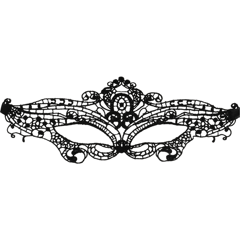 Masque BDSM Fine Dentelle Noir Chic Desire - Coquette