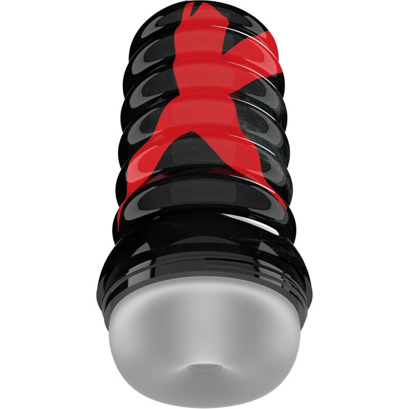 Masturbateur Aspiration Air-Tight Coque Rigide Tunnel Texturé - PDX Elite
