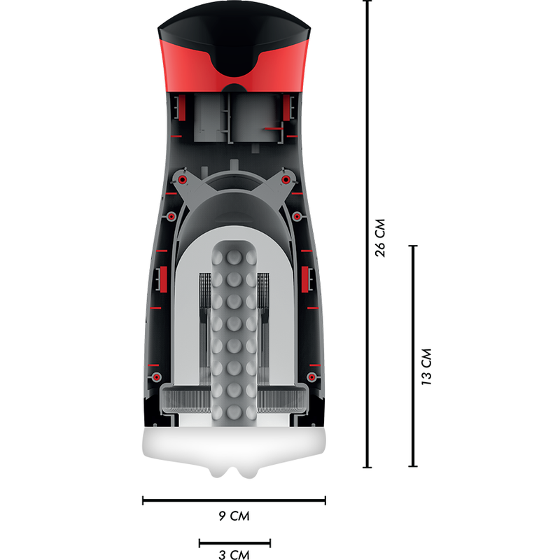 Masturbateur Aspiration et Vibration Dameron 5 Modes Rechargeable - Jamyjob