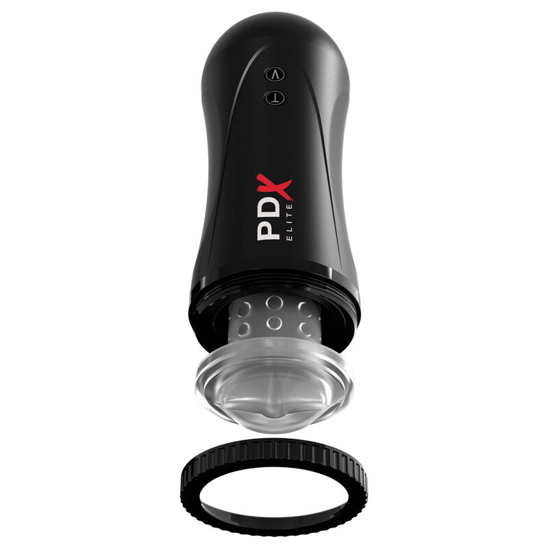 Masturbateur Automatique Moto Stroker Poussée et Vibration Rechargeable - PDX Elite
