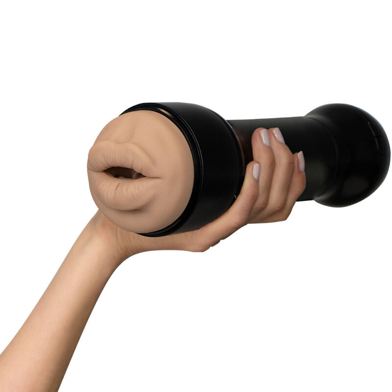 Masturbateur Bouche Feel Victoria June Combo PowerBlow Connecté - Kiiroo