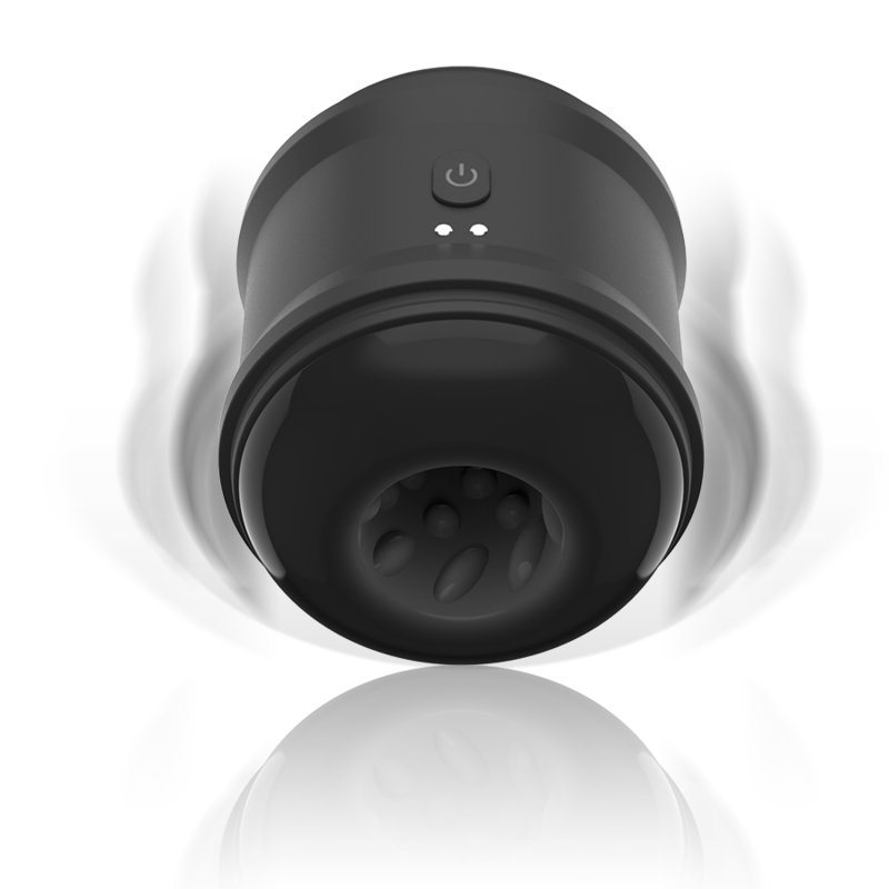 Masturbateur Cup Vibrant Cassian Compact Tunnel Ouvert IPX7 - Jamyjob