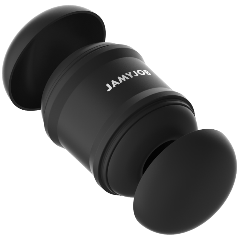 Masturbateur Cup Vibrant Cassian Compact Tunnel Ouvert IPX7 - Jamyjob