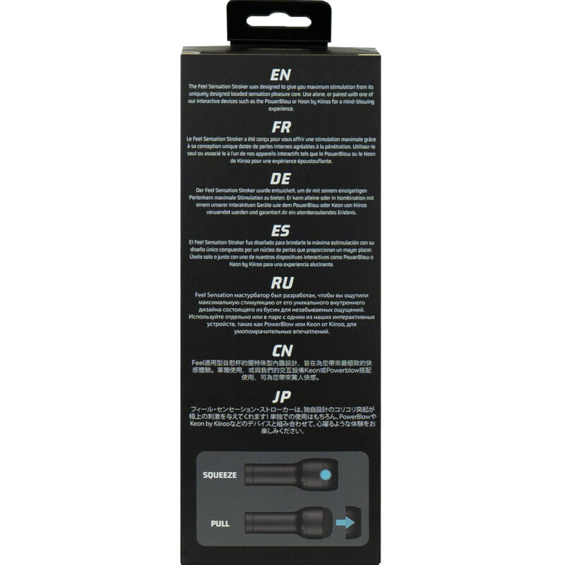 Masturbateur FeelSensation Stroker Compatible Keon Tunnel Texturé - Kiiroo