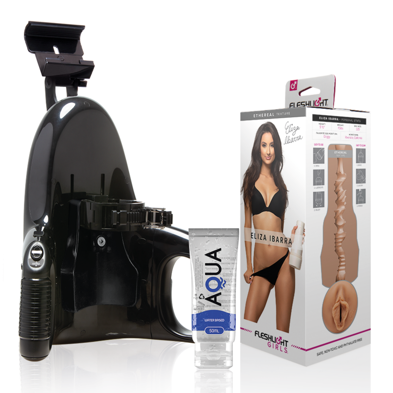 Masturbateur Fleshlight Eliza Ibarra Vagin Pack Lancement Universel + Lubrifiant