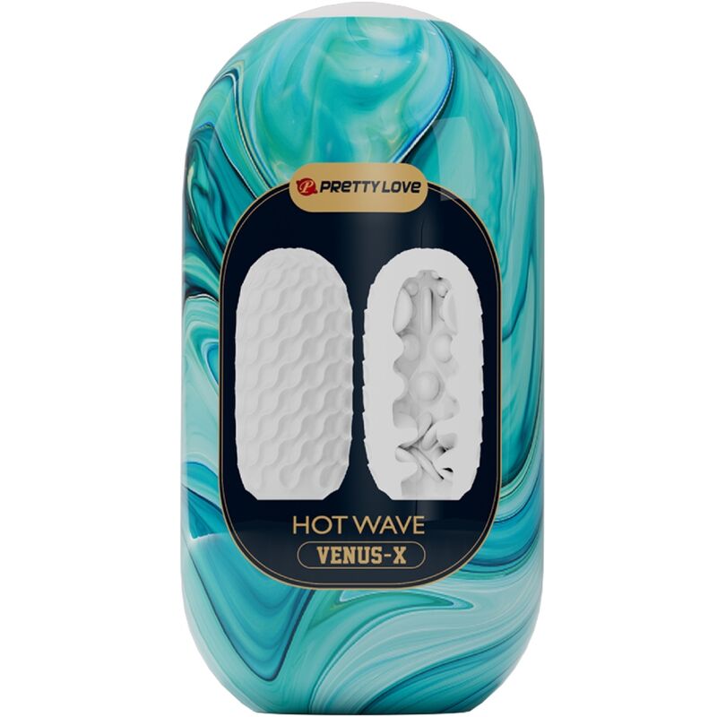 Masturbateur Homme Hot Wave Réversible 3 Tunnels Extensible - Pretty Love
