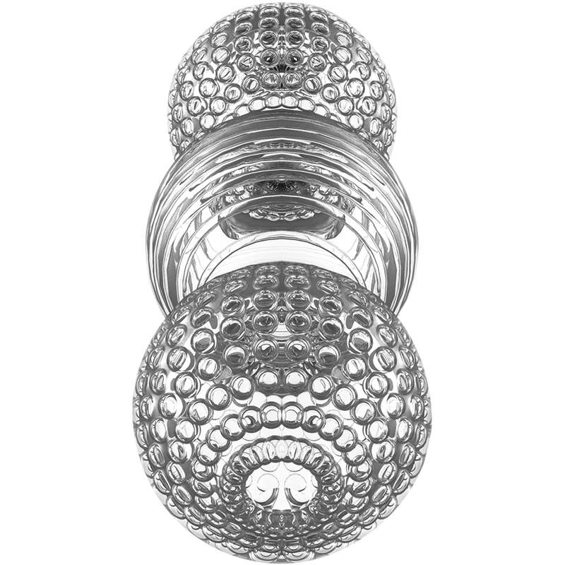 Masturbateur Transparent Tensek 2 Texture Spiralée Tunnel Stimulant - Jamyjob