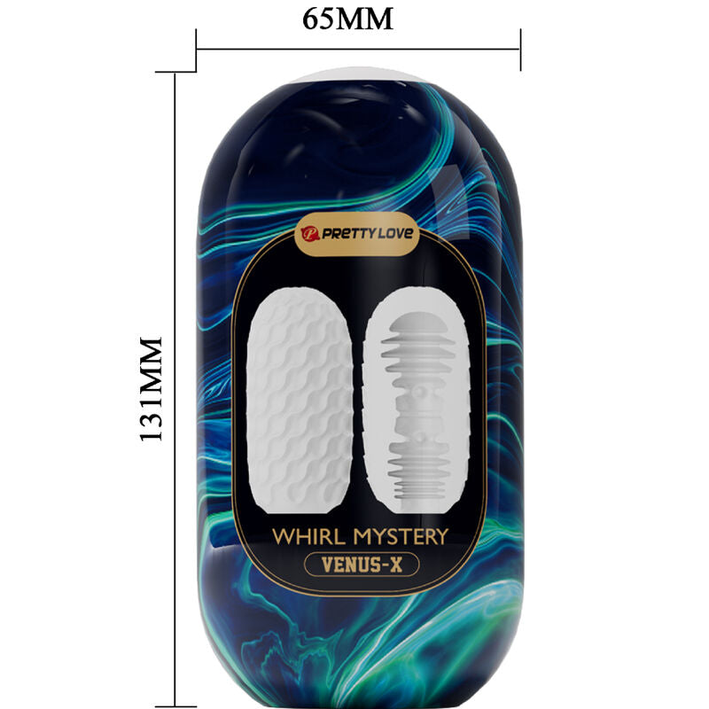 Masturbateur Œuf Venus X Mystère 3 Tunnels Texturés Extensible - Pretty Love