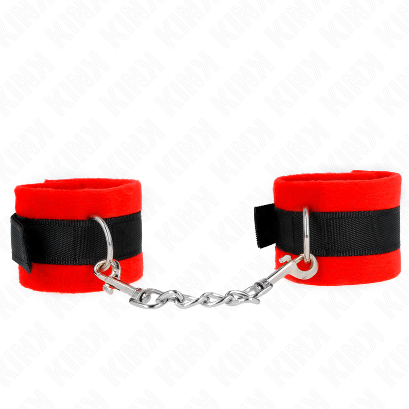 Menottes BDSM Débutant Fourrure Synthétique 30 x 7 cm - Kink