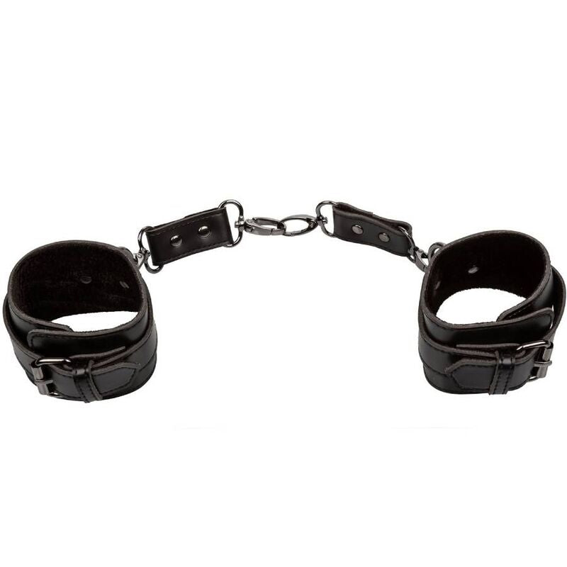 Menottes de Cheville BDSM Euphoria Cuir Végétalien Réglables - CalExotics
