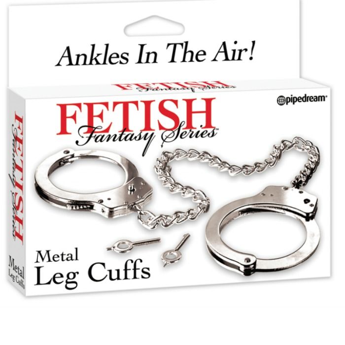 Menottes de Chevilles BDSM Acier Double Verrouillage 2 Clés - Fetish Fantasy