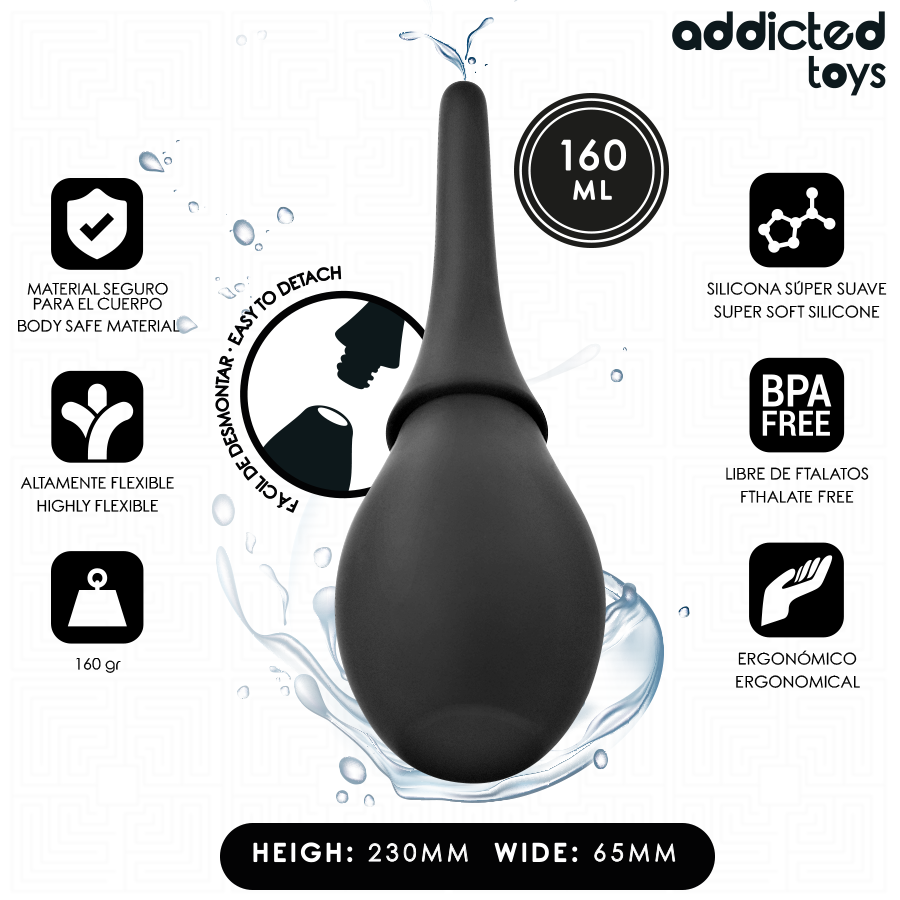 Nettoyeur de Voyage Douche Intime Model 3 Capacité 160 ml - Addicted Toys