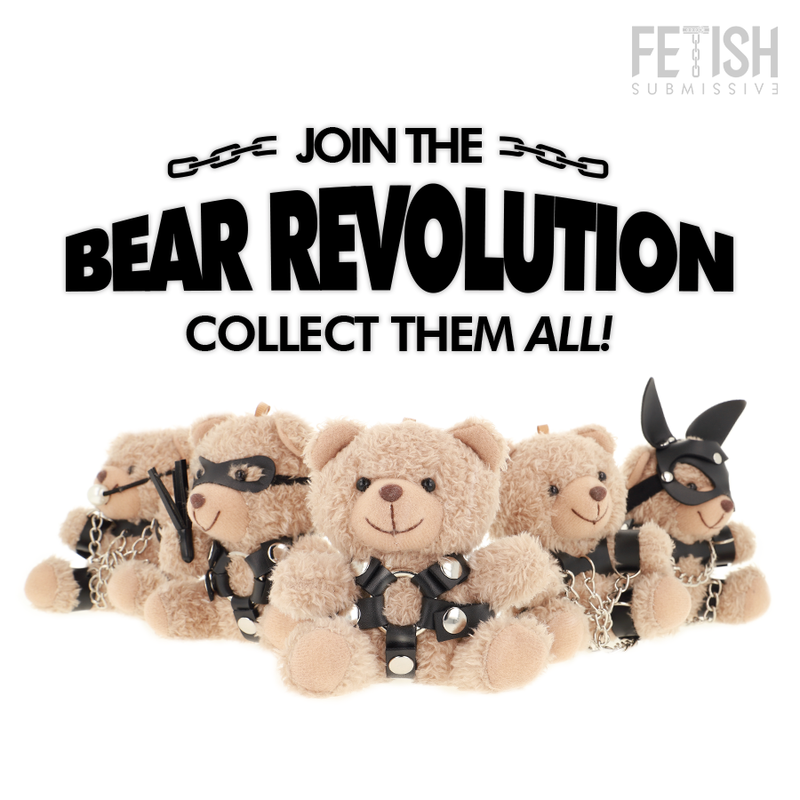 Ours en Peluche BDSM Bongo Harnais à Anneaux - Fetish Submissive
