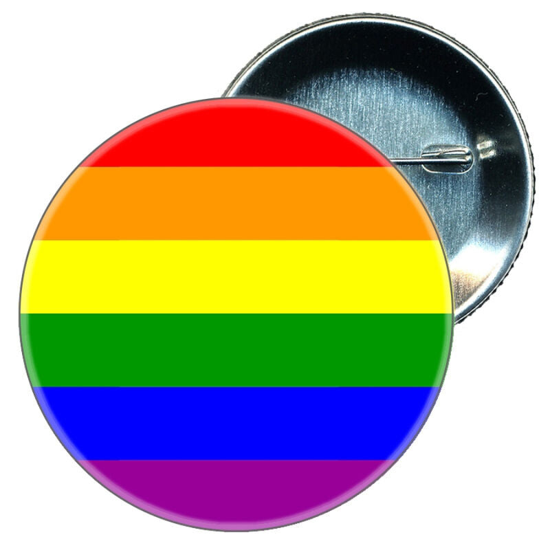 Pin's Drapeau LGBT Arc-en-Ciel Accessoire Fierté 6x6 cm - Pride