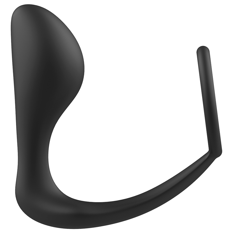 Plug Anal avec Cockring Intégré Silicone Débutant - Addicted Toys