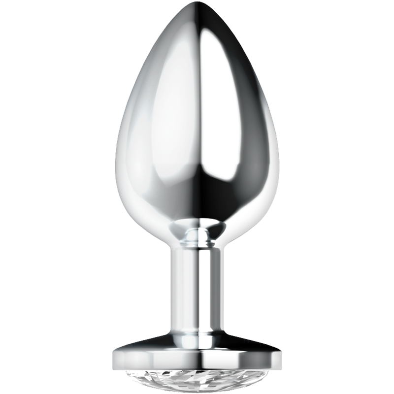 Plug Anal Bijou Cristal Aluminium Lesté Taille L - Ohmama