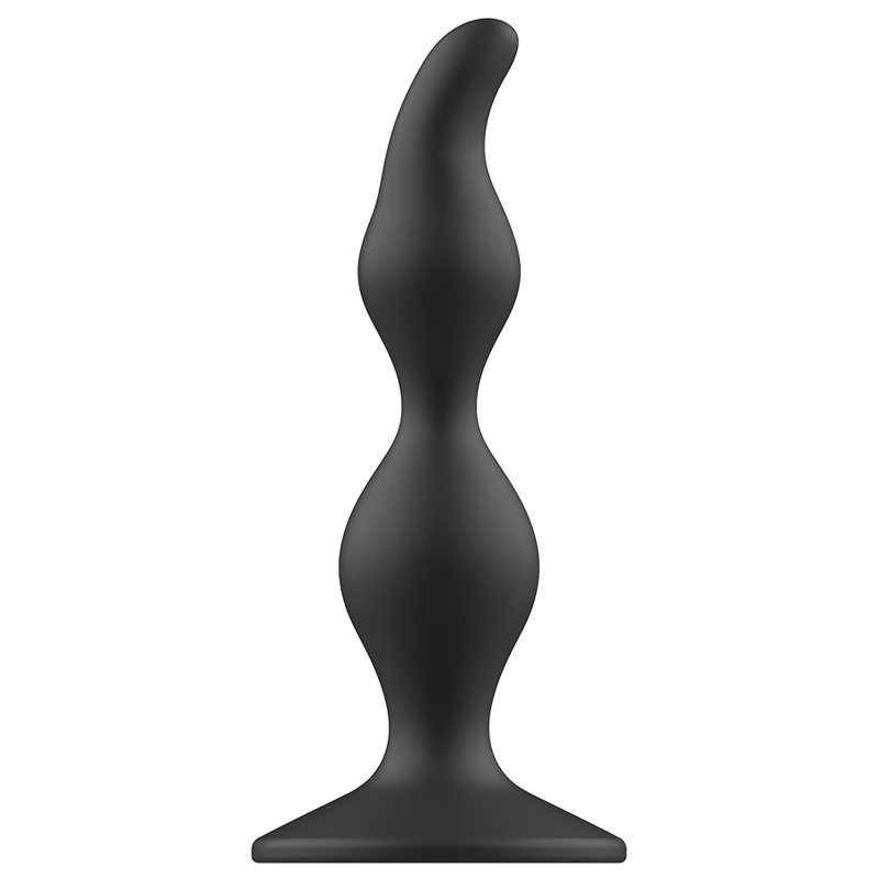 Plug Anal Débutant Diamètre Progressif Silicone 12 cm Noir - Addicted Toys