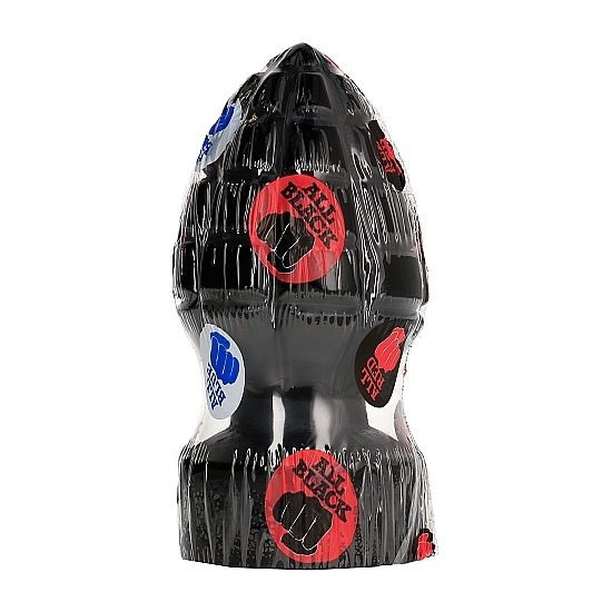 Plug Anal Forme Grenade 14 cm Stimulation Intense - All Black