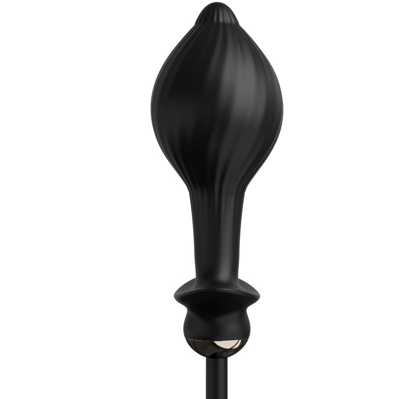 Plug Anal Gonflable Vibrant Auto-Throb Silicone Pulsation Automatique - Anal Fantasy