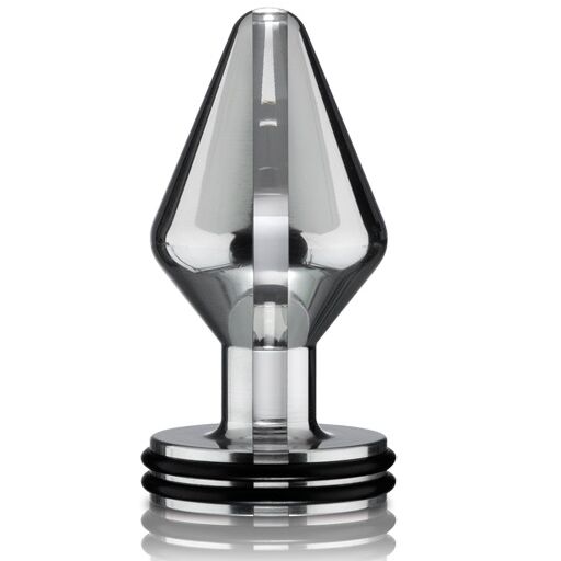 Plug Anal Électro Midi Aluminium Bipolaire Taille M - ElectraStim
