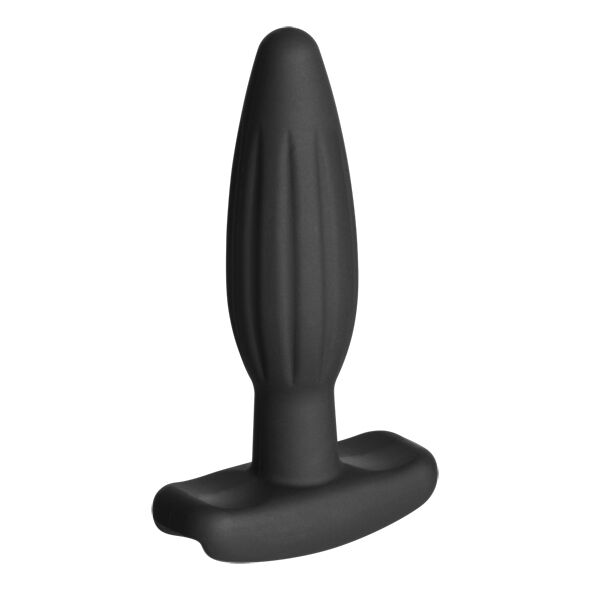 Plug Anal Électro Rocker Petit Silicone Bipolaire Texturé - ElectraStim
