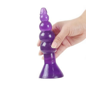 Plug Anal Ondulé Climax Happens Ventouse 17 cm - Baile