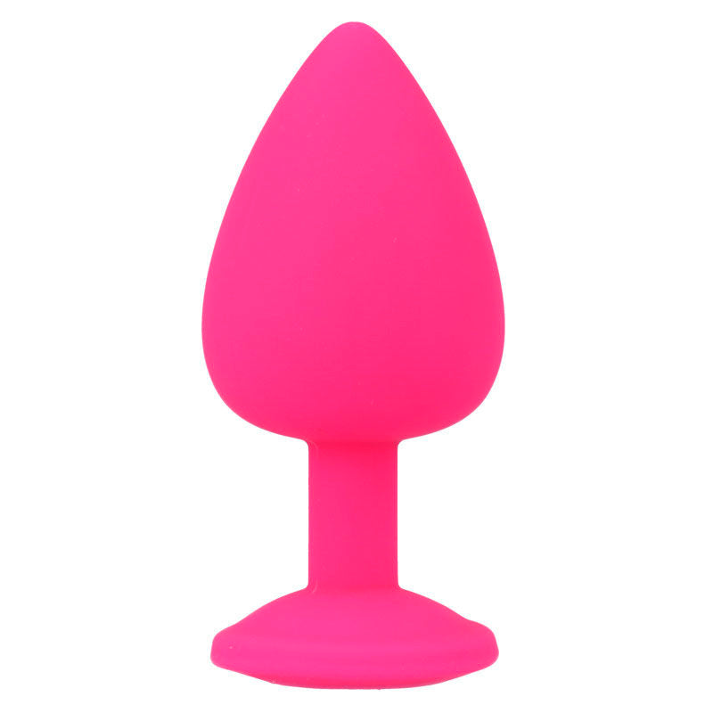 Plug Anal Shelki avec Base Diamant - Silicone Doux Étanche - Intense