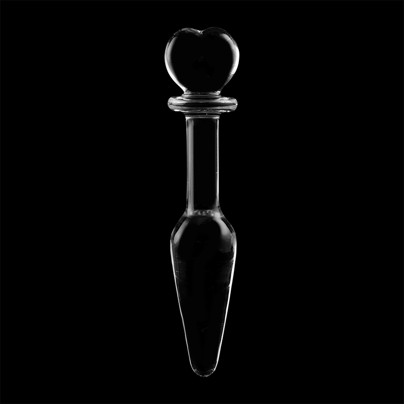 Plug Anal Verre Borosilicate Modèle 7 Transparent 13,5 cm - Nebula Series By Ibiza