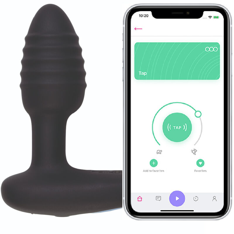 Plug Anal Vibrant Connecté Lumen LED Velvet Wave Rechargeable - Kiiroo