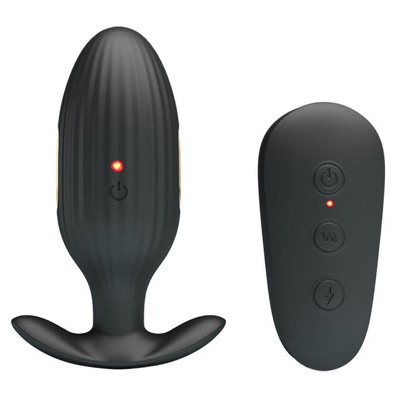Plug Anal Vibrant Électrostimulation Kelly 7 Modes Rechargeable - Pretty Love