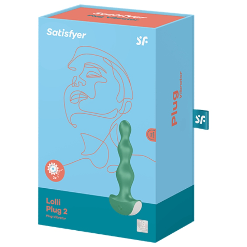 Plug Anal Vibrant Lolli-Plug 2 Silicone Rechargeable 12 Vibrations - Satisfyer