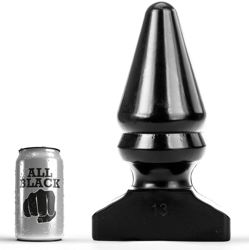 Plug Anal XXL Conique 28,5 cm Étanche - All Black