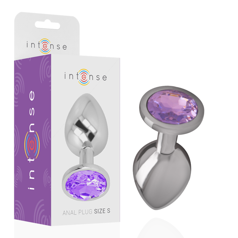 Plug Bijou en Métal Aluminium - Cristal Coloré - Intense
