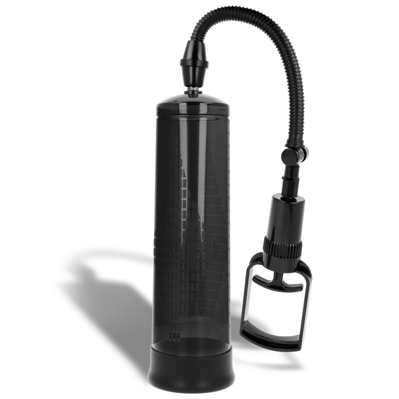 Pompe à Pénis Manuelle avec Jauge Intégrée Modèle 01 Noir - Intense