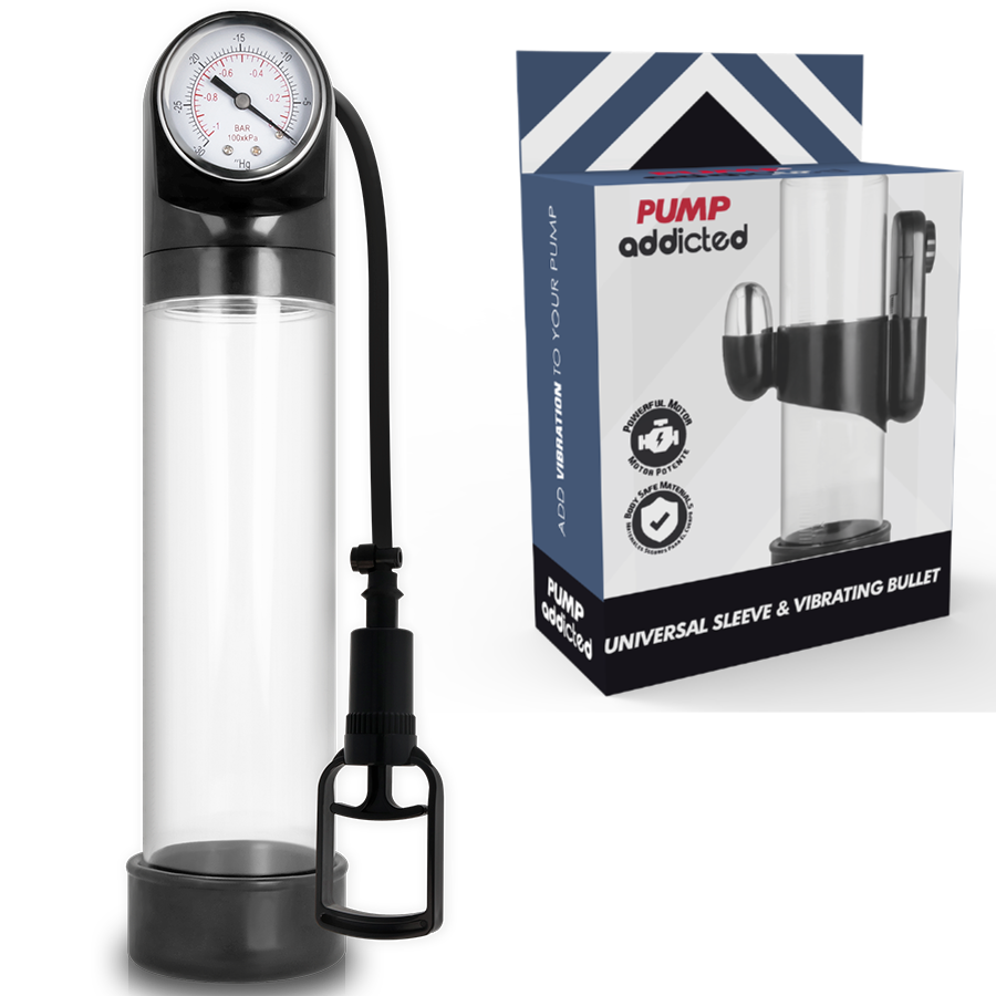 Pompe à Pénis Vibrante RX9 Gâchette Rapide - Pump Addicted