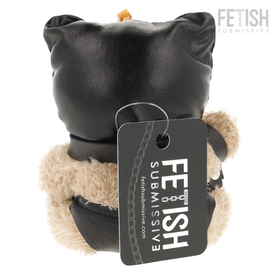 Porte-Clés Ours BDSM Momo Harnais Masque & Chaînes - Fetish Submissive