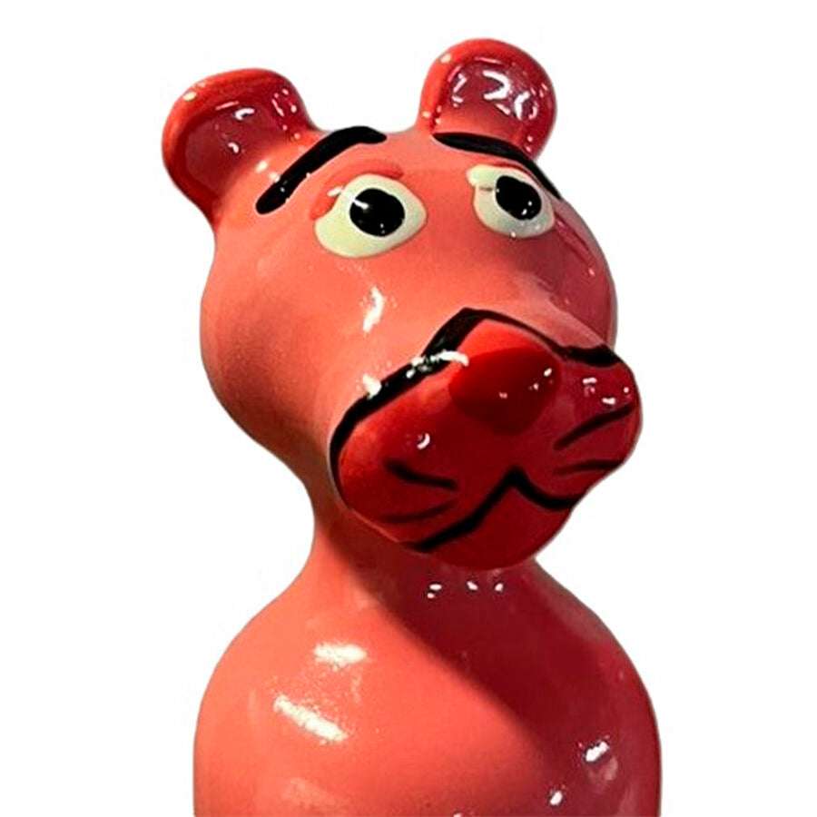 Préservatif Fantaisie Peint Main Panthère Rose Latex Artisanal - Condomerie