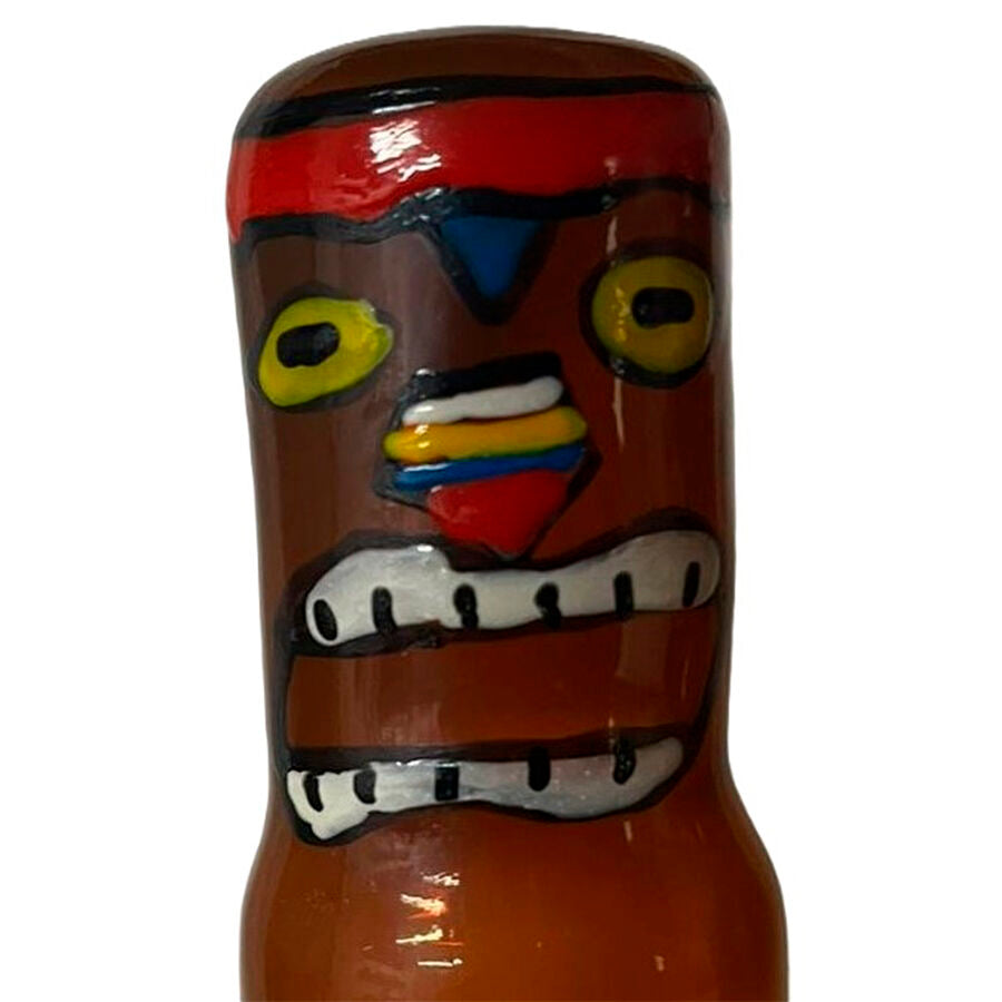 Préservatif Fantaisie Peint Main Tiki Totem Hawaii Latex Naturel - Condomerie