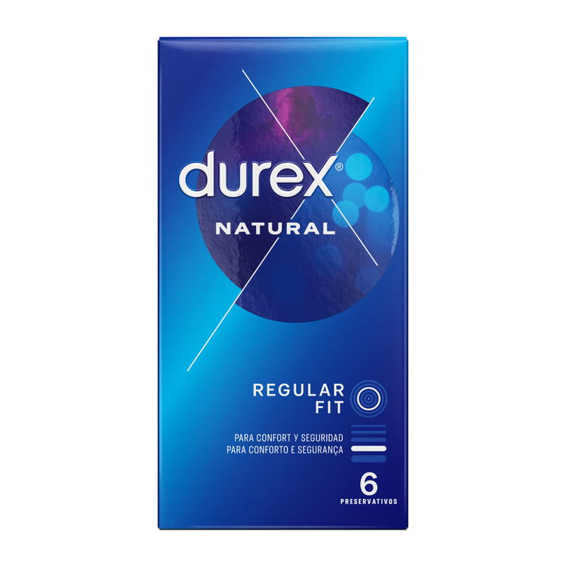 Préservatifs Classique Naturel Latex Forme Anatomique 6 Unités - Durex