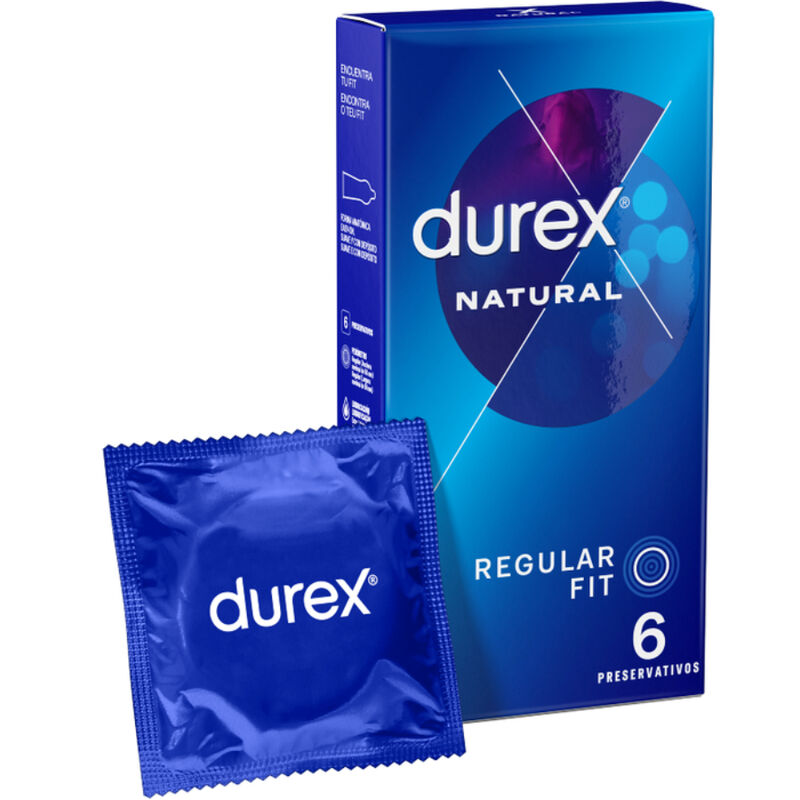Préservatifs Classique Naturel Latex Forme Anatomique 6 Unités - Durex