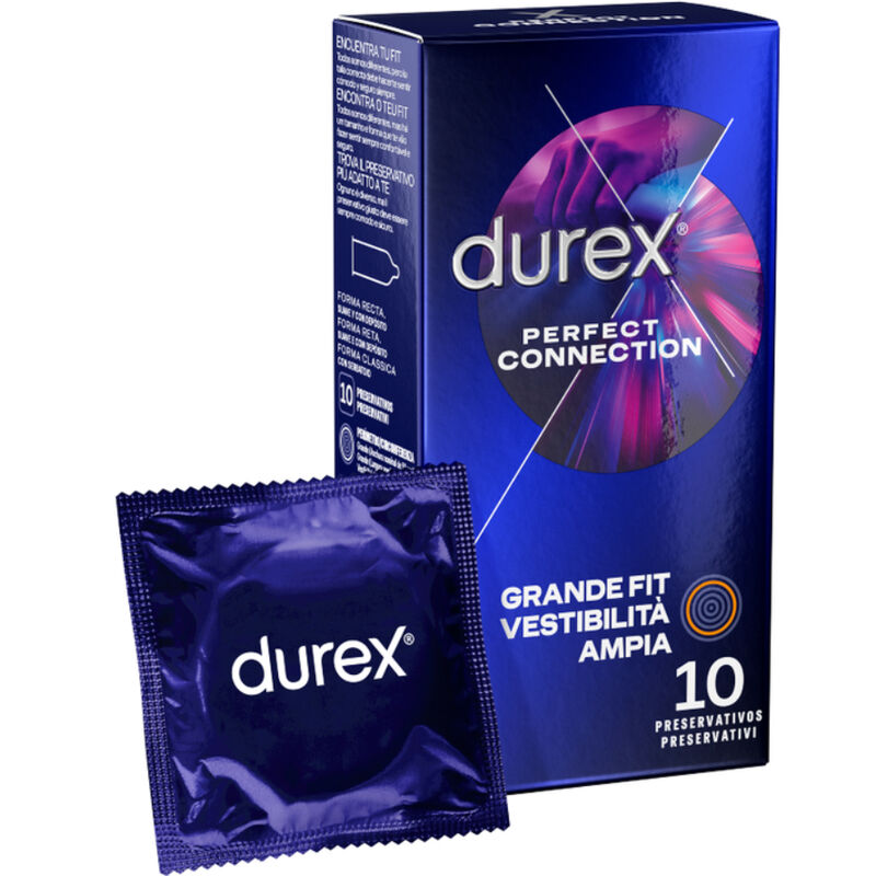 Préservatifs Connexion Parfaite Extra-Lubrifiés Silicone 10 Unités - Durex