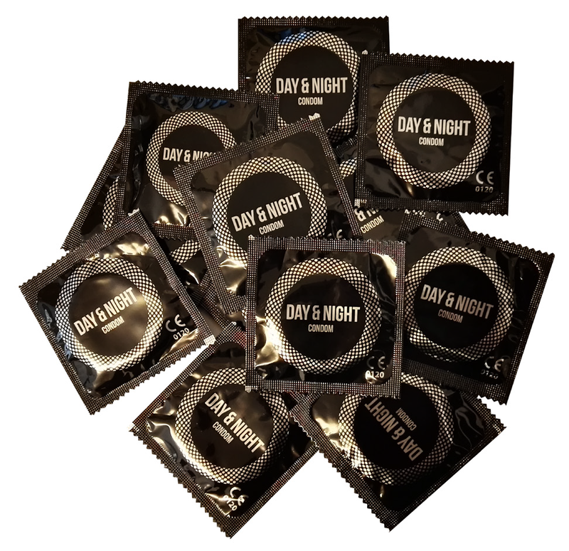 Préservatifs Day & Night Lot de 100 Latex Naturel Lubrifiés - Beppy