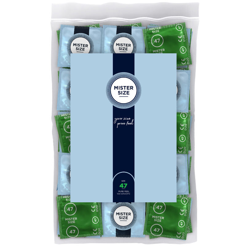 Préservatifs Mister Size - Taille du M au XXXL - Ultra Fin