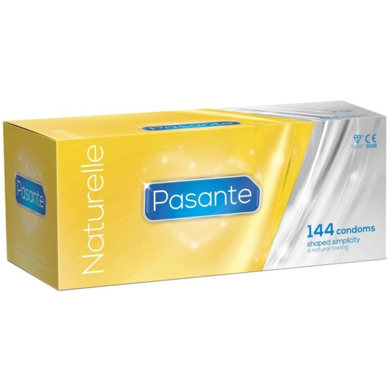 Préservatifs Naturelle Forme Conique Embout Réservoir 144 Unités - Pasante